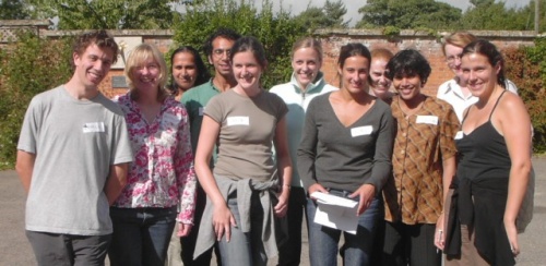Trainees on course